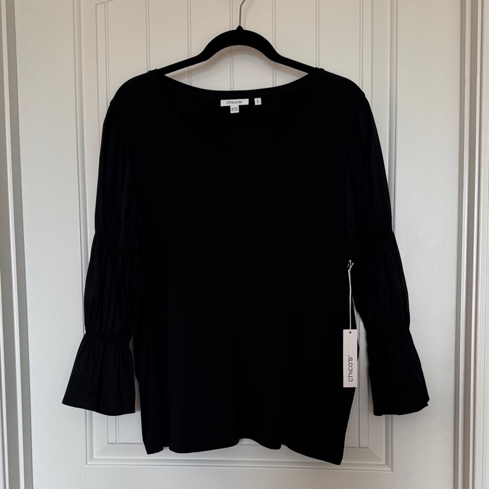 Chico's Elegant Black Blouse